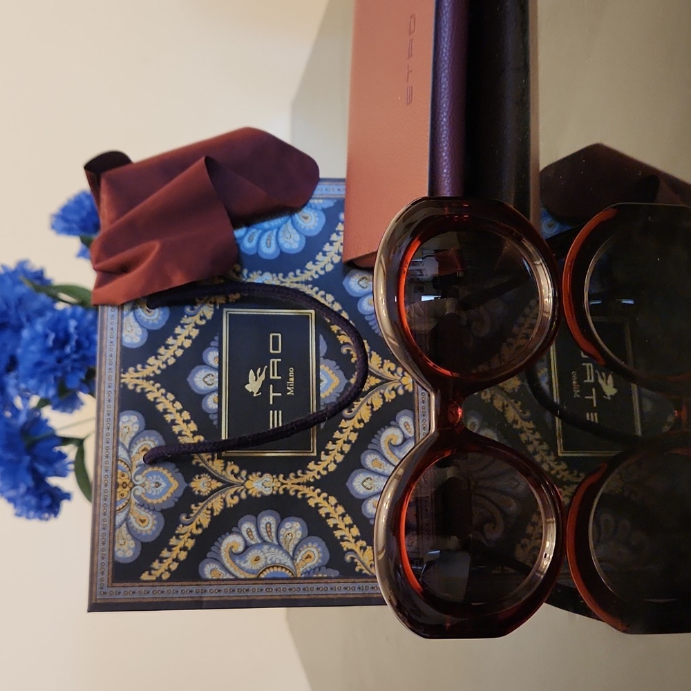 Etro Paisley Sunglasses NWOT